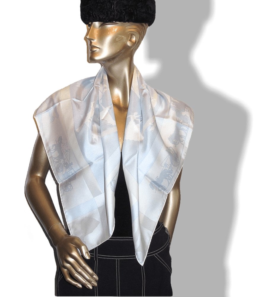 Hermes Jeux d'Ombres Matt Overlay Twill 90