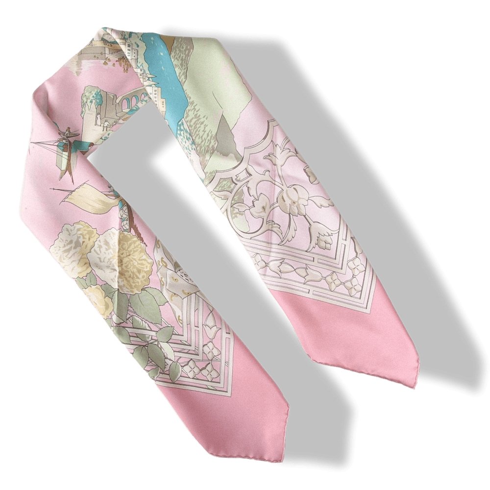 Hermes Le Fleuve Sacre by Vatherine Baschet Twill 90