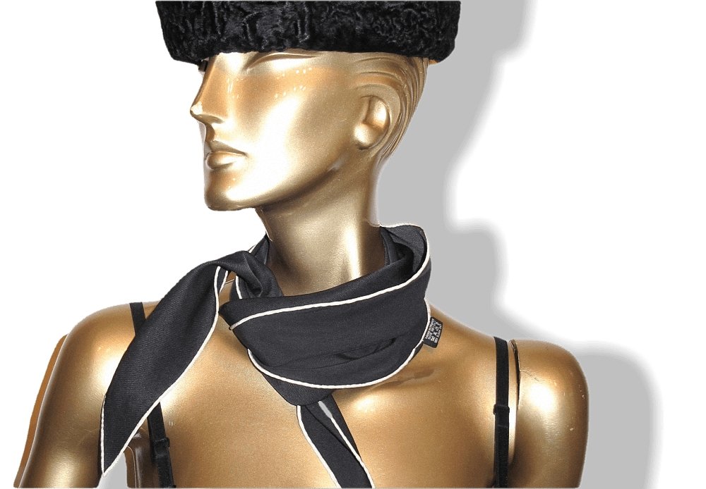 Hermes 2006 Limited Issue 500pc Ballet Preljocaj Black Jersey Silk Pointu, Rare in Box! - poupishop