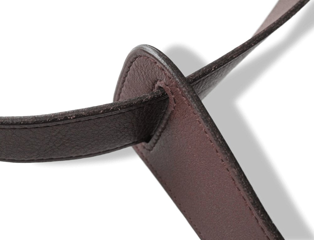 Hermes 2007 Chocolat Leather Xtra Supple Complete Belt to Tie Sz 80, Rare! - poupishop