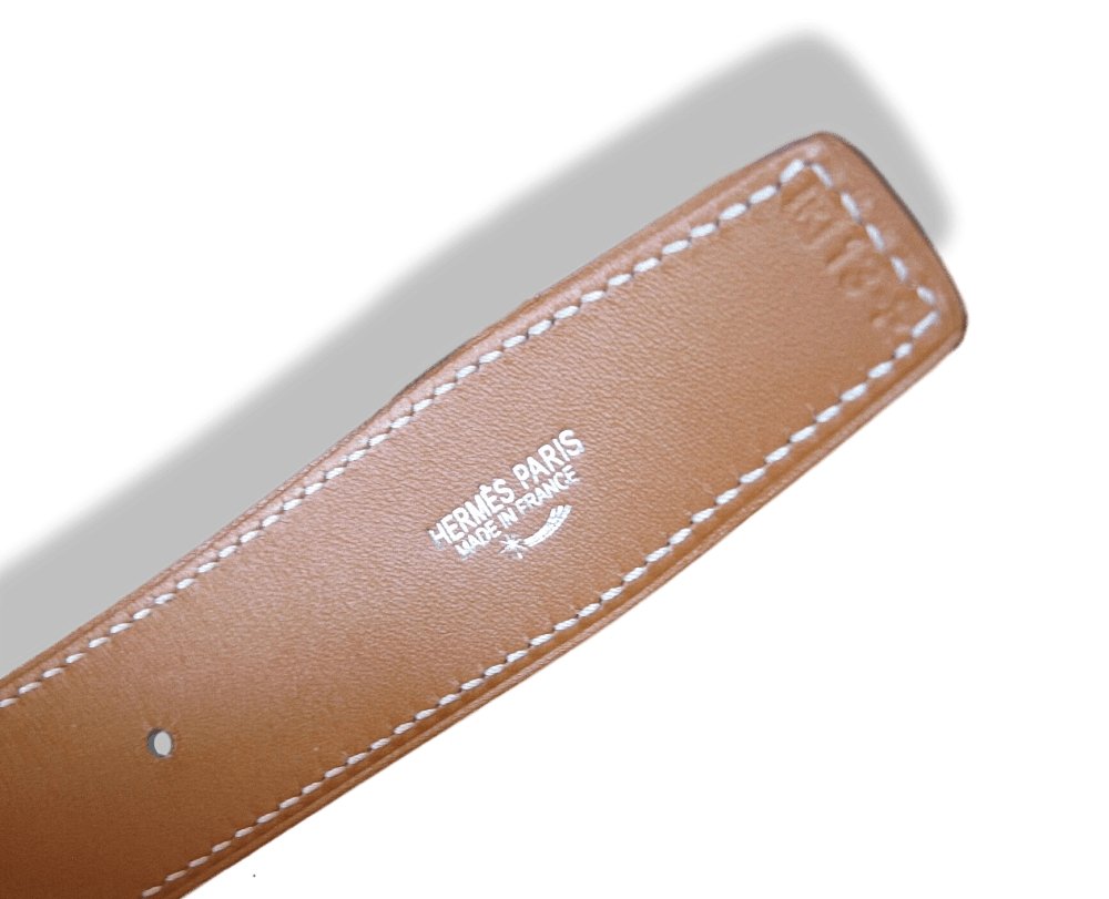 Hermes Leather Reversible Strap for Belt 32mm