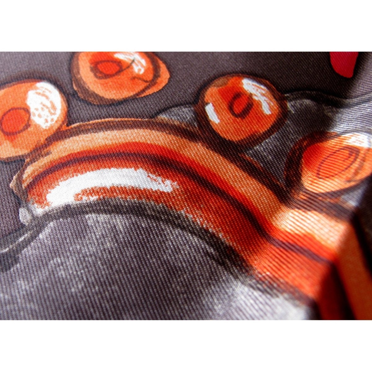 Hermes Beloved India Blanc Matte Overlay Twill Silk