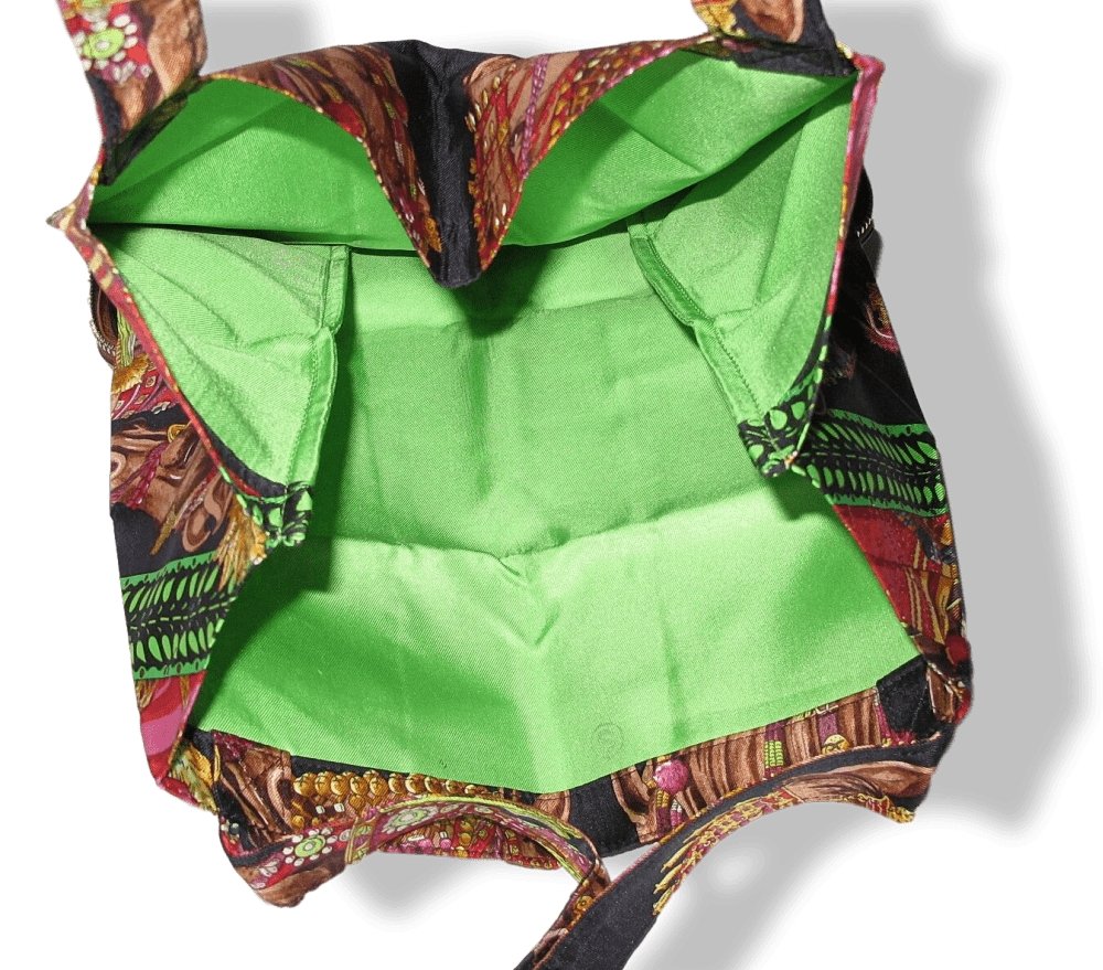 Hermes La danse du cheval Marwari by Annie Faivre Silky Pop Bag