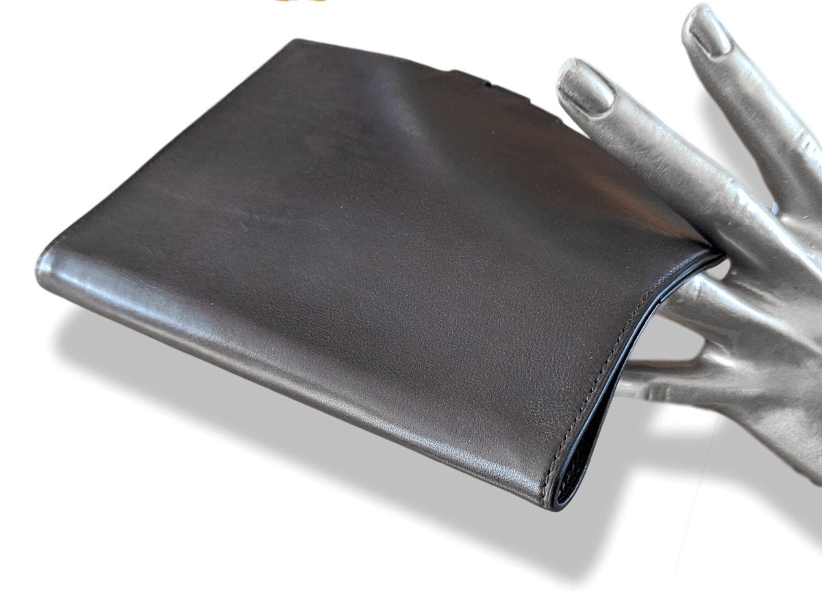 Hermes 2008 Chocolate Barenia Calfskin Cover GLOBE-TROTTER 2 PINS with Silver Pen, BNWTIB!