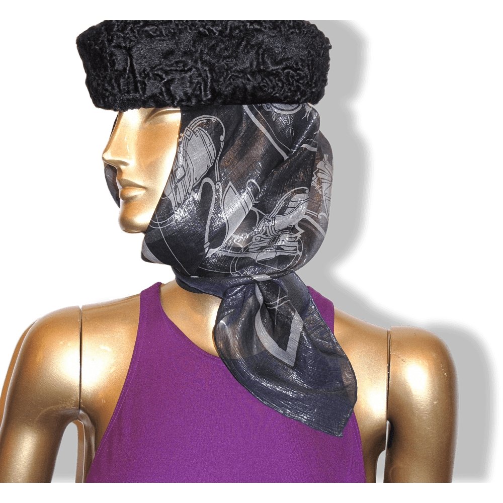 Hermes Special Issue Iridescent Glam Ex Libris 70% Silk Scarf 70cm