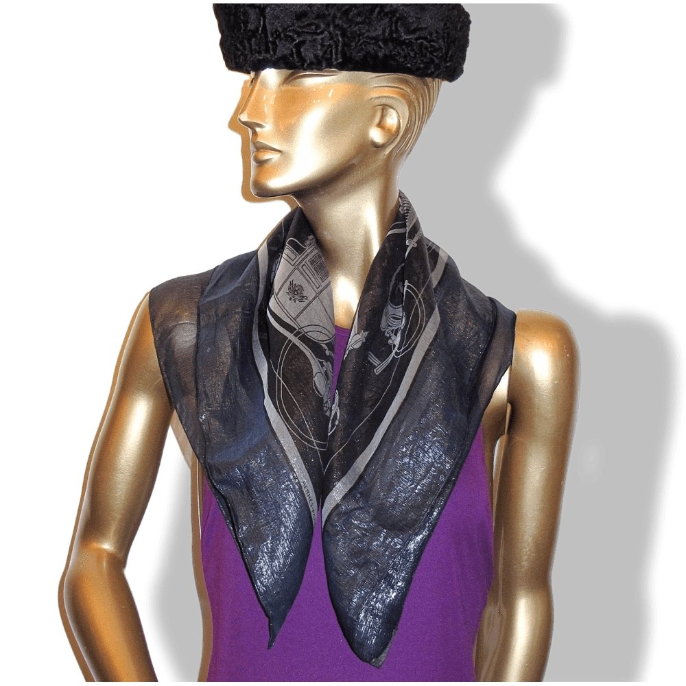 Hermes Special Issue Iridescent Glam Ex Libris 70% Silk Scarf 70cm