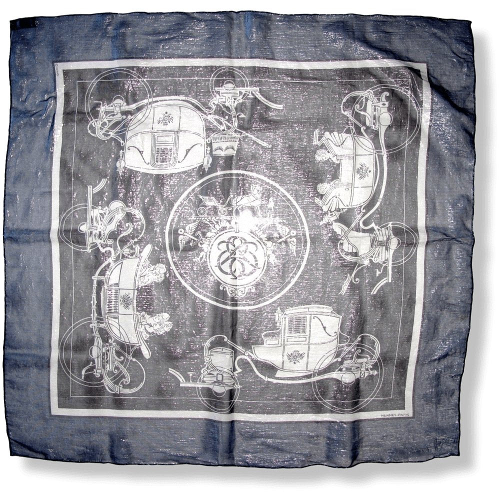 Hermes Special Issue Iridescent Glam Ex Libris 70% Silk Scarf 70cm