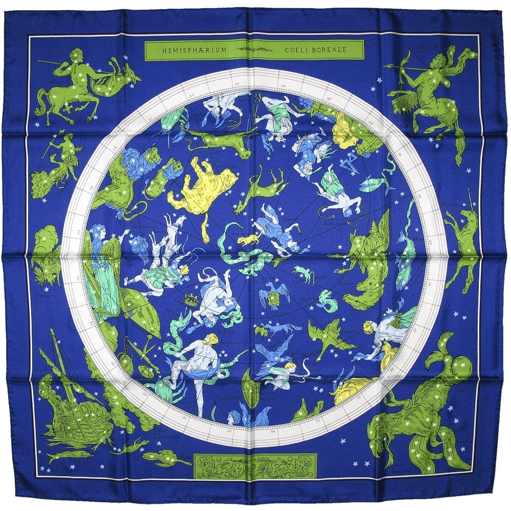 Hermes Zodiac Hemisphaerium Coeli Boreale Twill 90