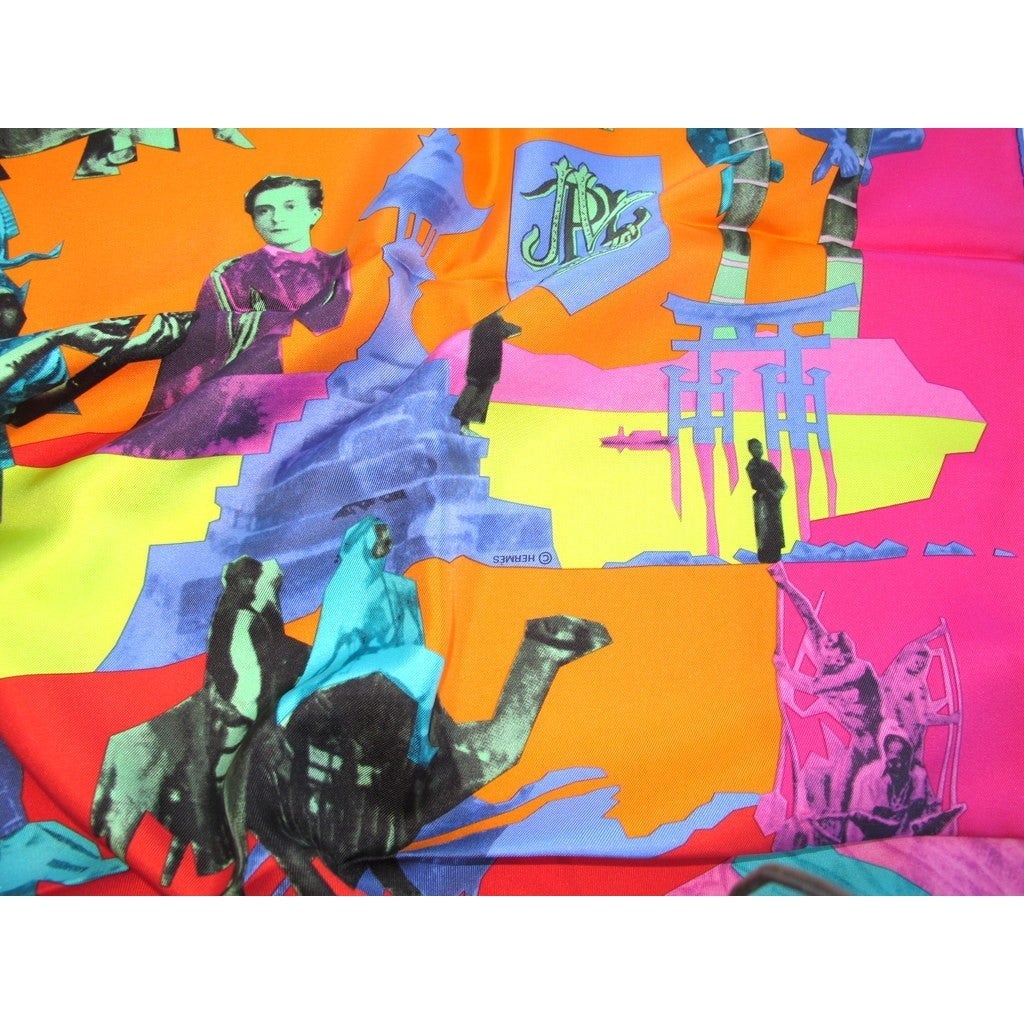 Hermes 2009 Fuchsia Pierre Loti Ame Voyageuse Twill 90
