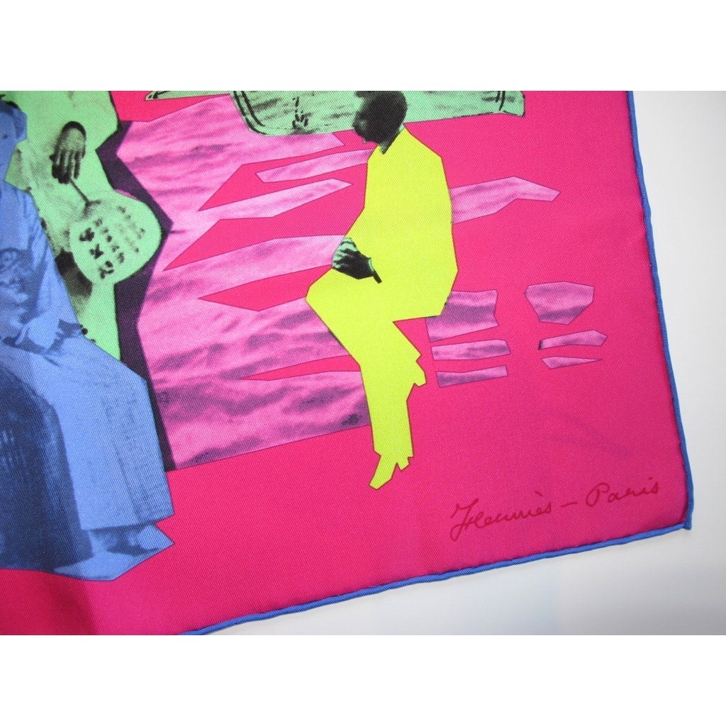 Hermes 2009 Fuchsia Pierre Loti Ame Voyageuse Twill 90