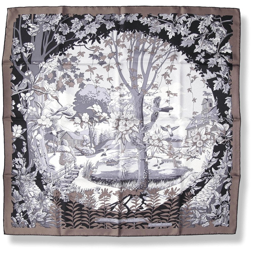 Hermes Jardins de la Nouvelle Angleterrel Silk 90