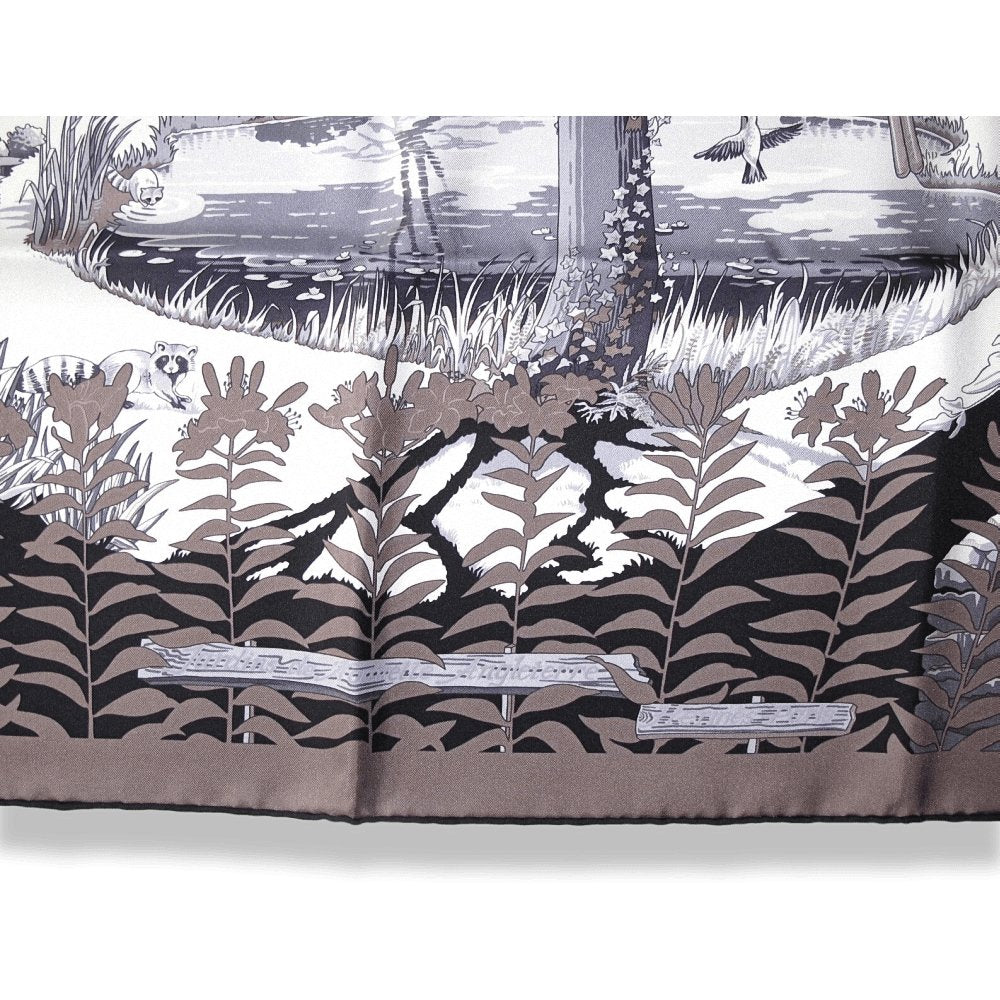Hermes Jardins de la Nouvelle Angleterrel Silk 90