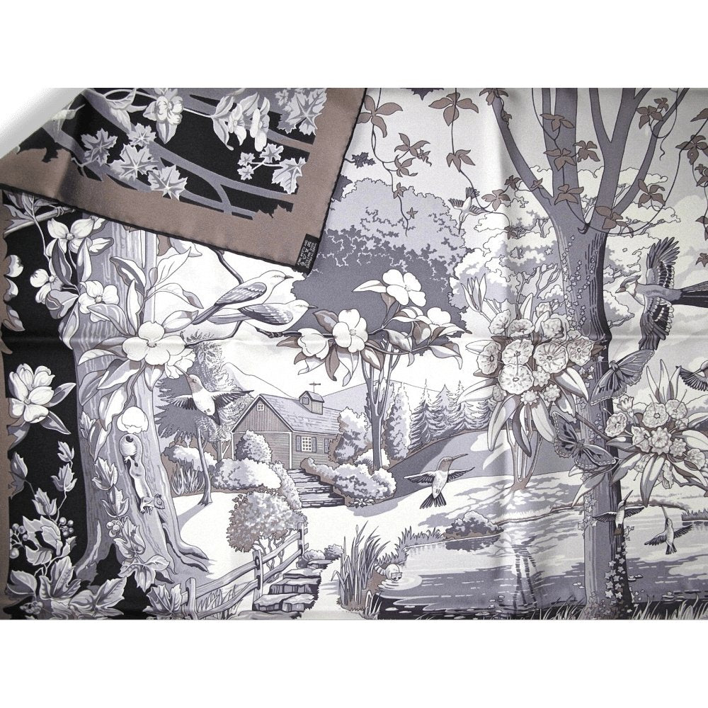 Hermes Jardins de la Nouvelle Angleterrel Silk 90