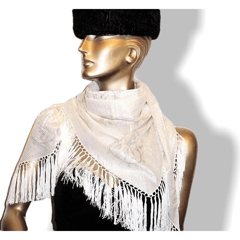 Hermes Paris Shawl Scarf EX LIBRIS Cotton and Silk. 