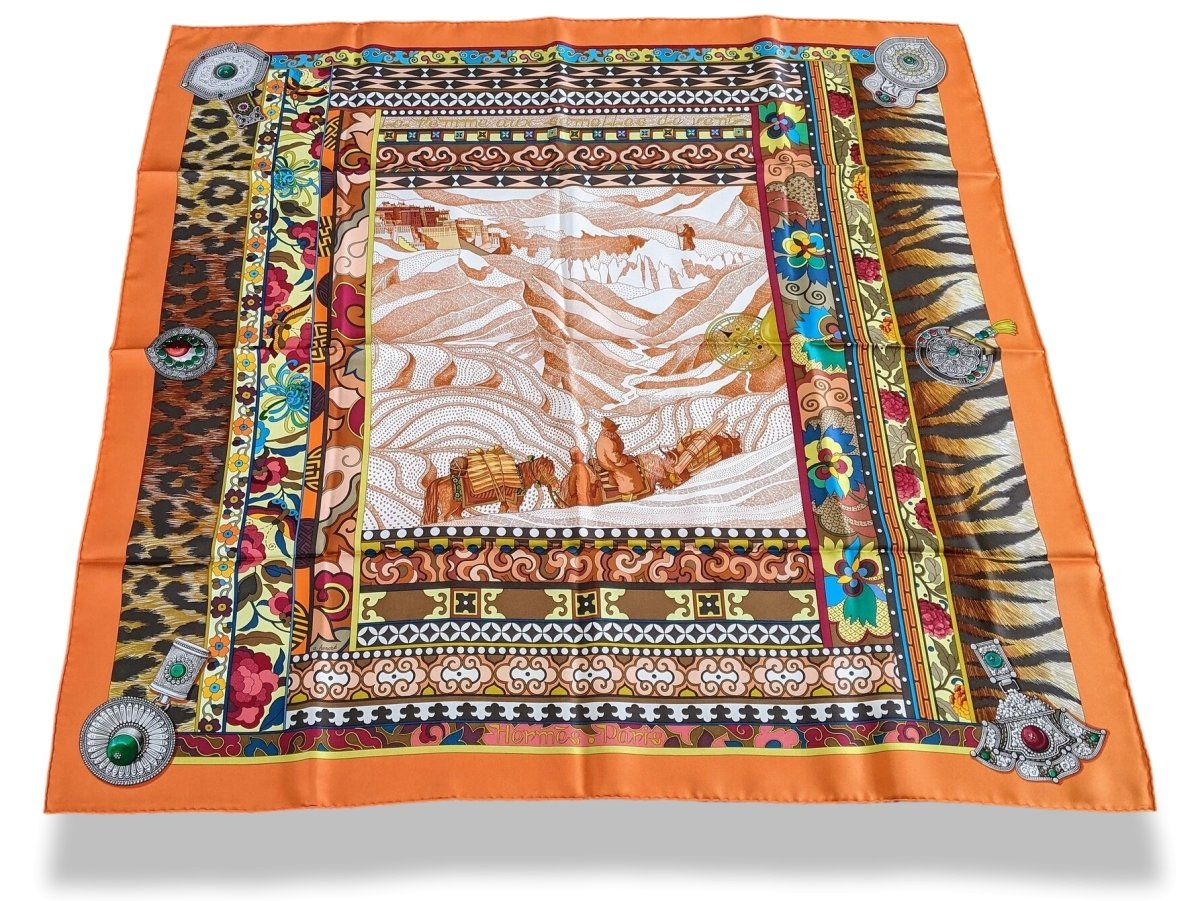 Hermes 2009 Orange/Mutli LA FEMMME AUX SEMELLES DE VENT by Aline Honore