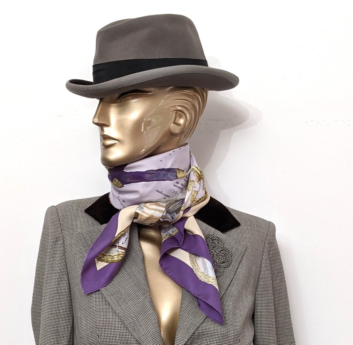 Hermes 2010 Col 10 MARQUIS DE LAFAYETTE by Kermit OliverTwill 90cm, Superb! - poupishop
