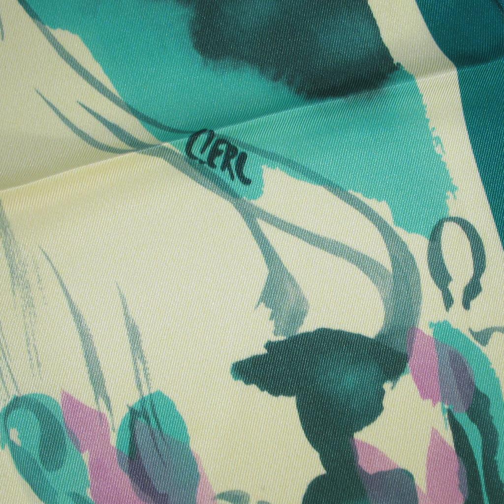 Hermes 2010 cw06 Sur Les Rives du Leman by Jean-Louis Clerc Vintage Silk 70cm Carre - poupishop