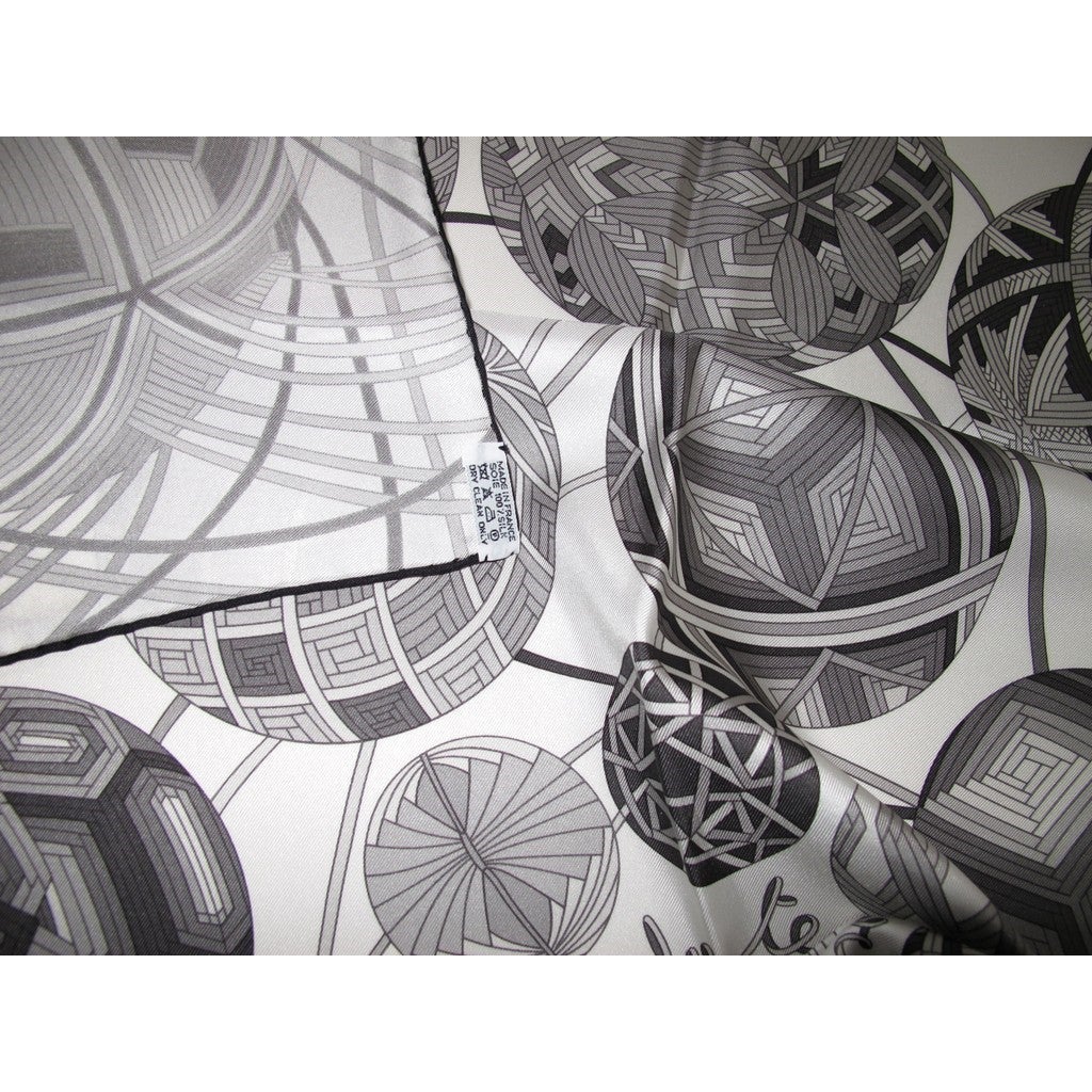 Hermes 2011 B/W L'Art du Temari Twill 90, New! - poupishop