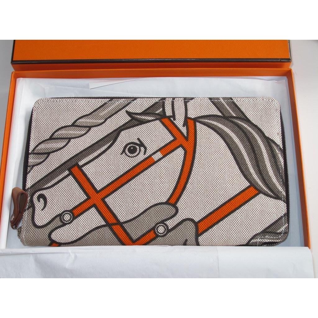 Hermes 2011 Quadrige Azap Zip Wallet GM