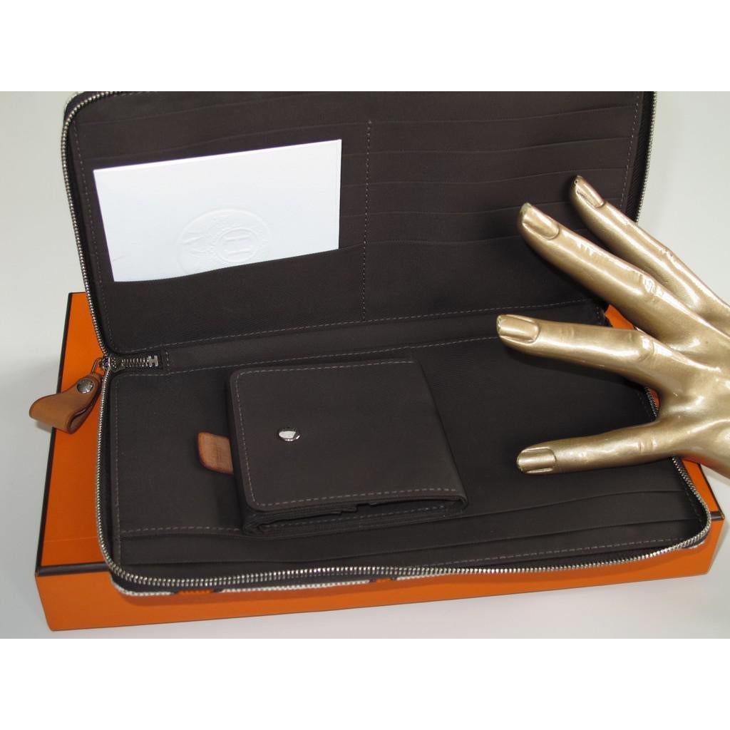 Hermes 2011 Quadrige Azap Zip Wallet GM
