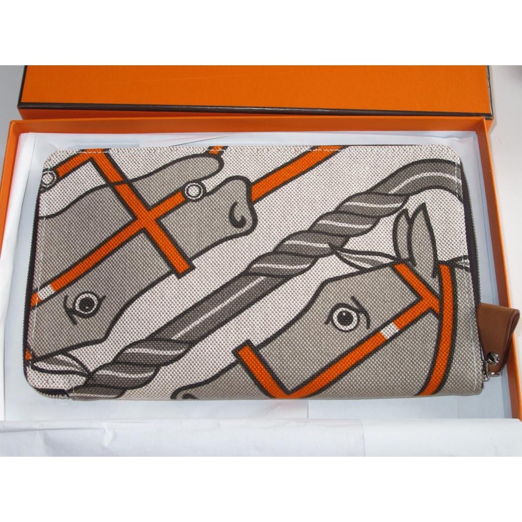 Hermes 2011 Quadrige Azap Zip Wallet GM