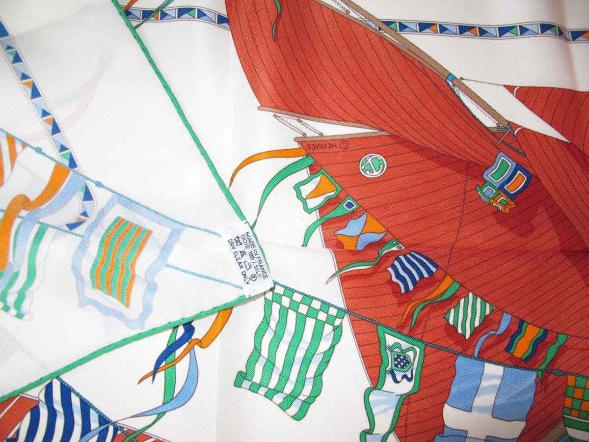 Hermes 2011 Claque au Vent by Dominik Jarlegant Vintage Silk 70, Box! - poupishop