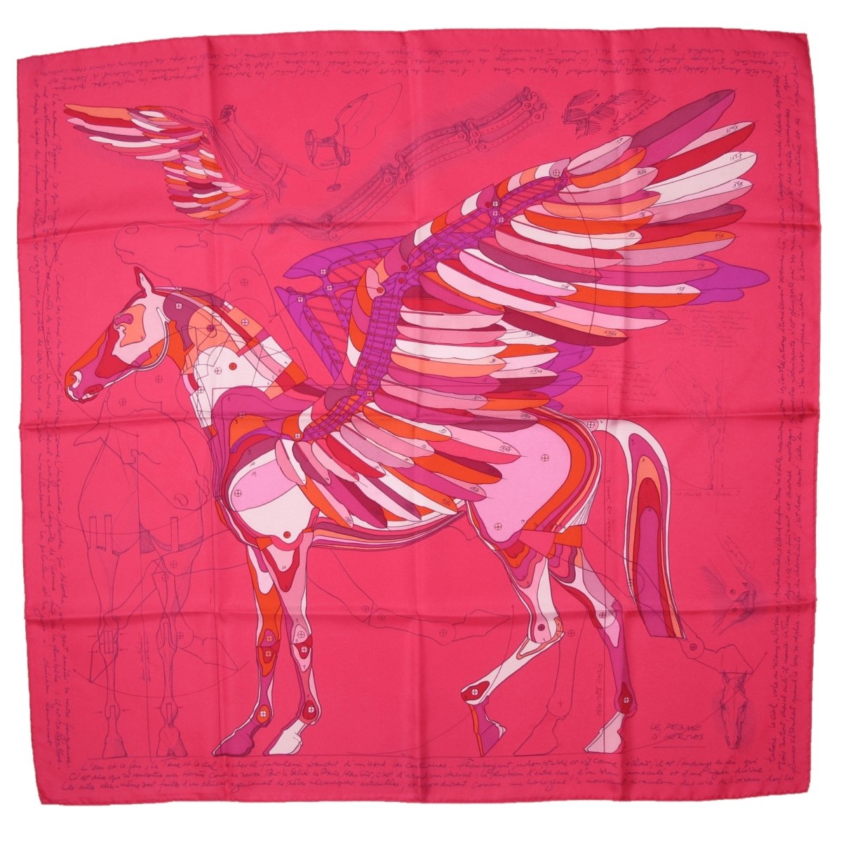 Hermes Le Pegase d'Hermès scarf