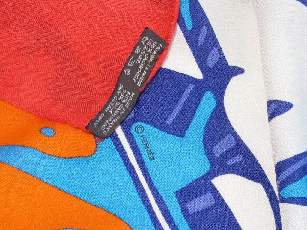Hermes Graff Cashmere Shawl 140