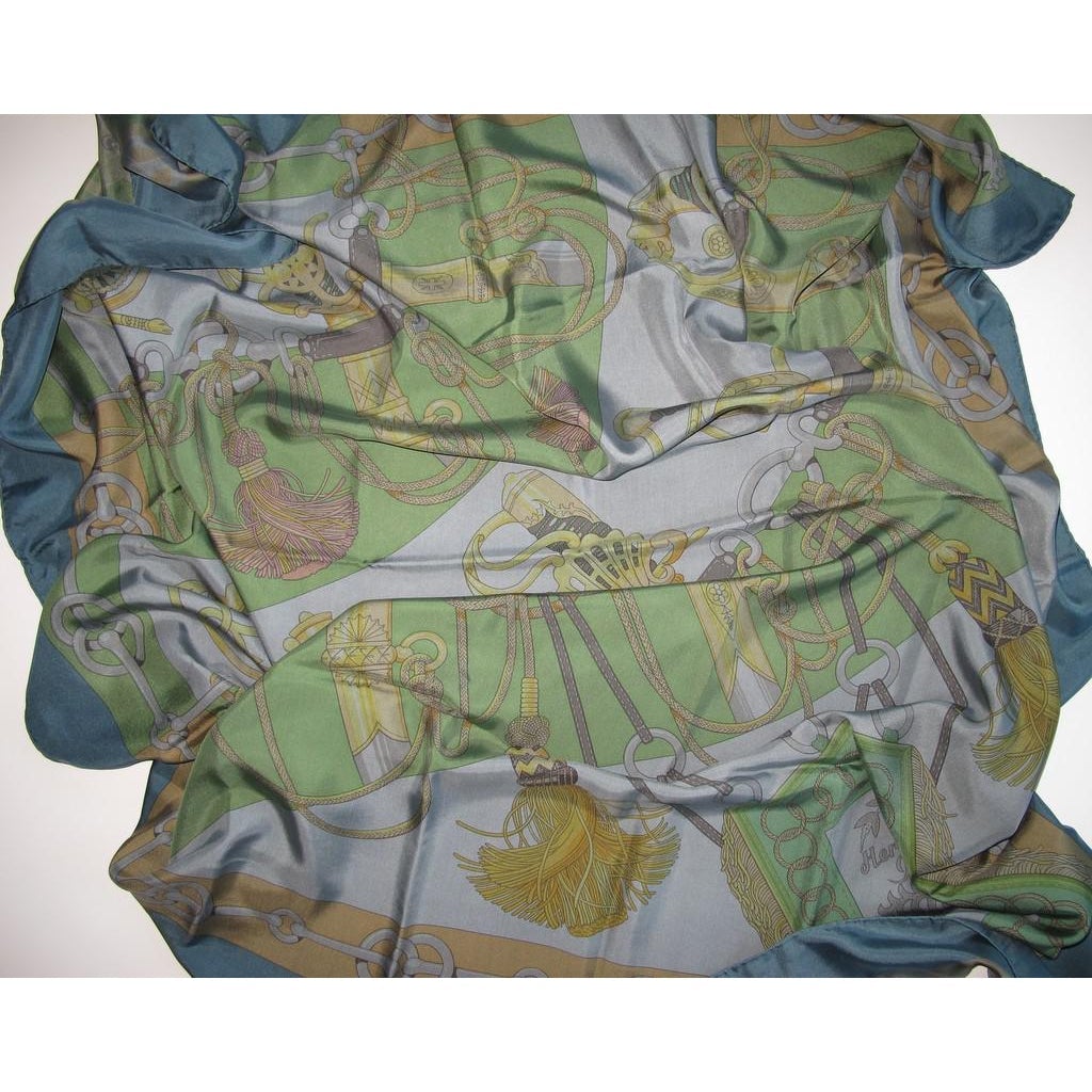 hermes dip dye cliquetis shawl