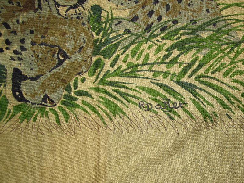 Hermes Guepards Tee-Shirt Cotton Carre 110