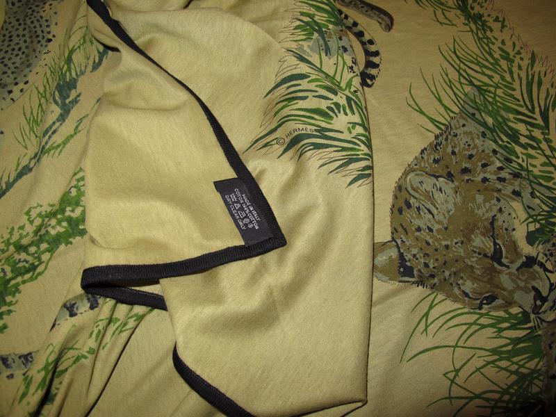 Hermes Guepards Tee-Shirt Cotton Carre 110