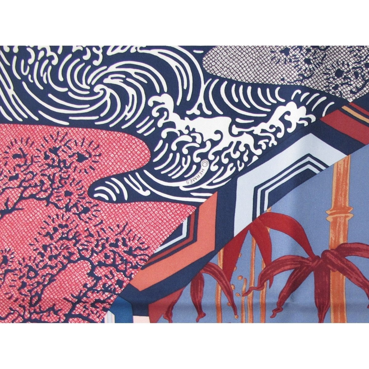 Hermes Ex-Libris en Kimonos Silk Scarf 90