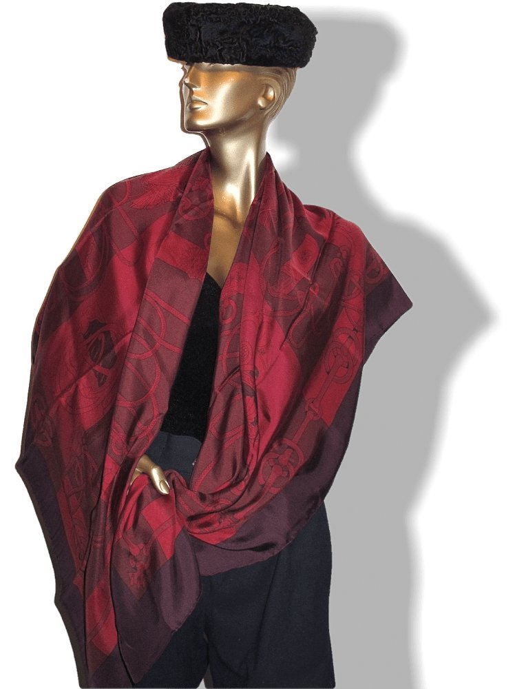 Hermes Cliquetis Dip Dye Shawl