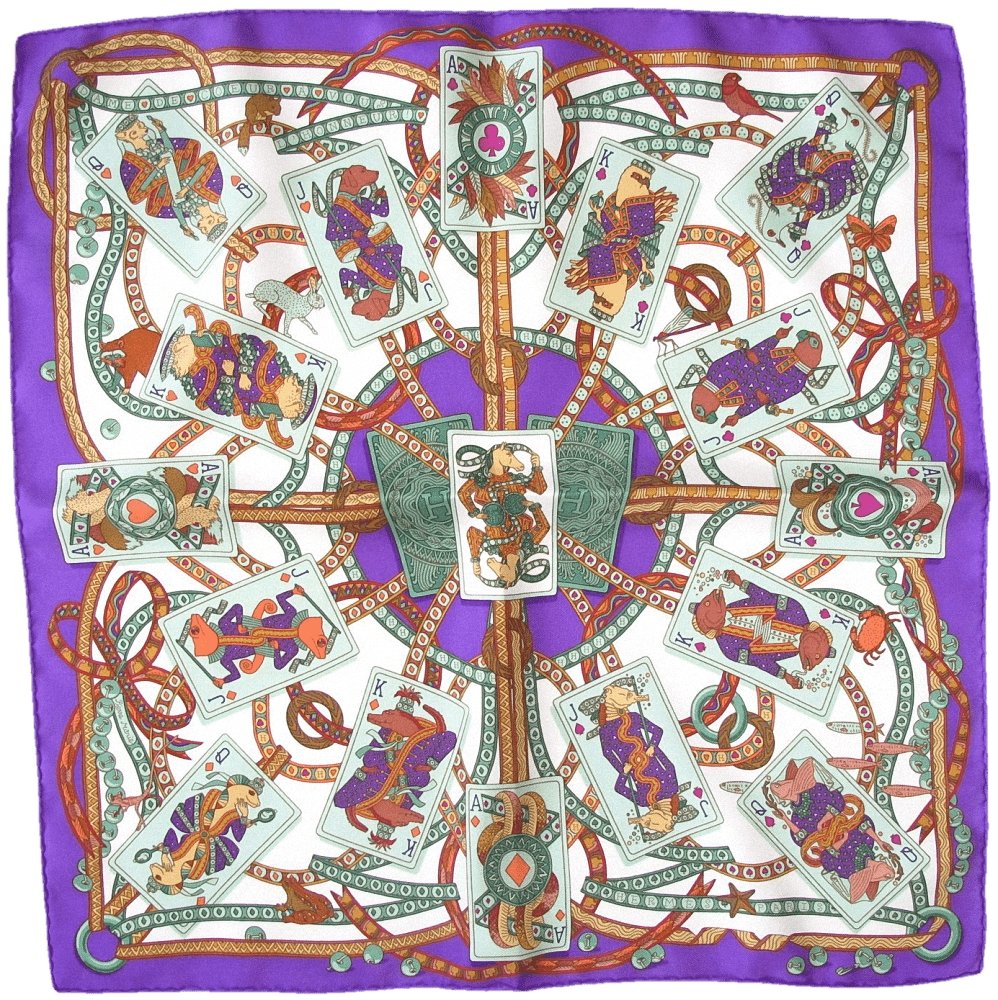 Hermes Dame de Coeur, A vous l'honneur! by Pierre Marie Gavroche Pochette Twill 45