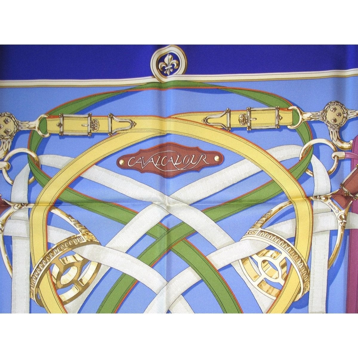 Hermes Cavalcadour by Henri d'Origny Twill Silk 90