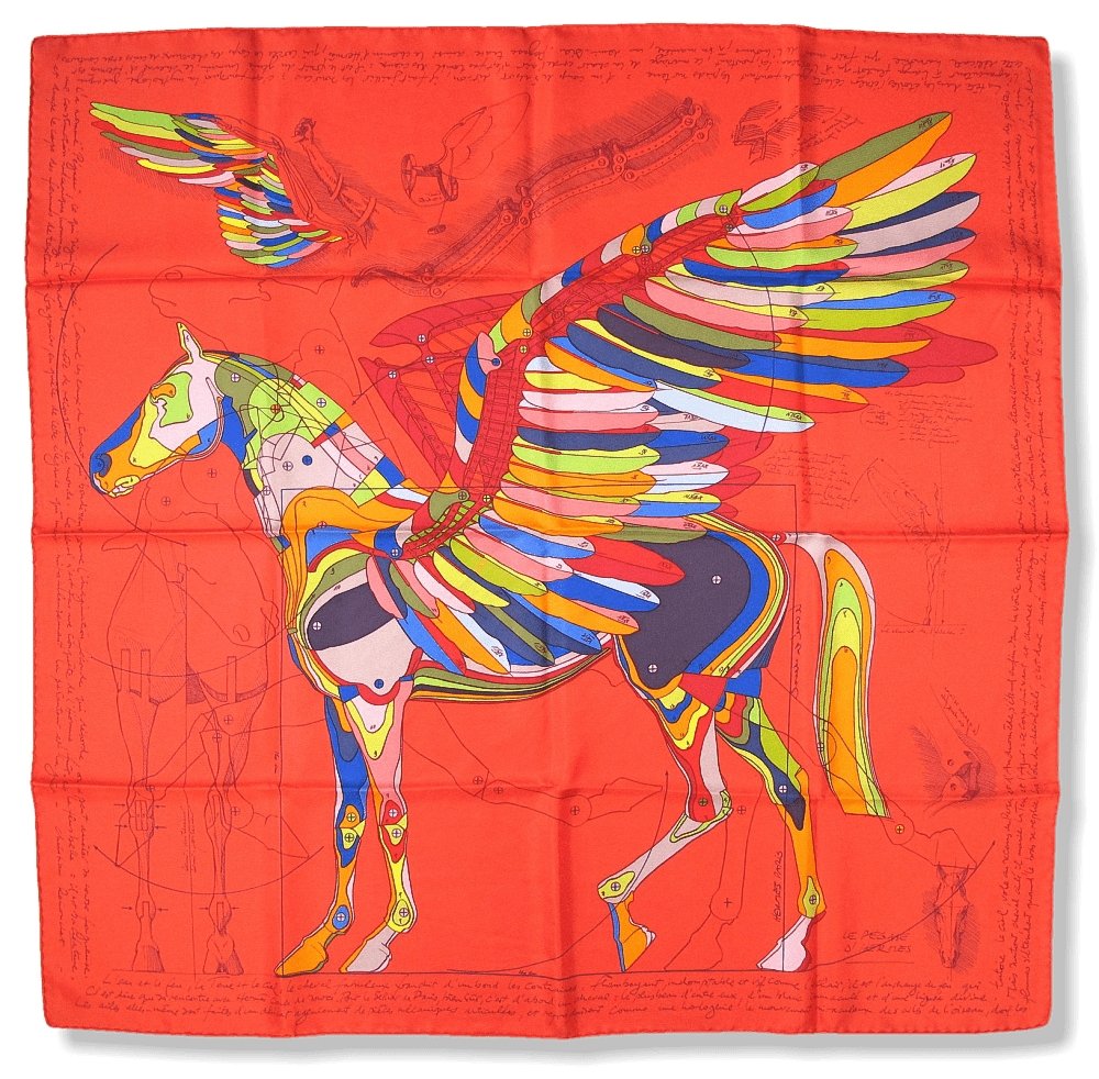 Hermes Le Pegase d'Hermès Twill 90