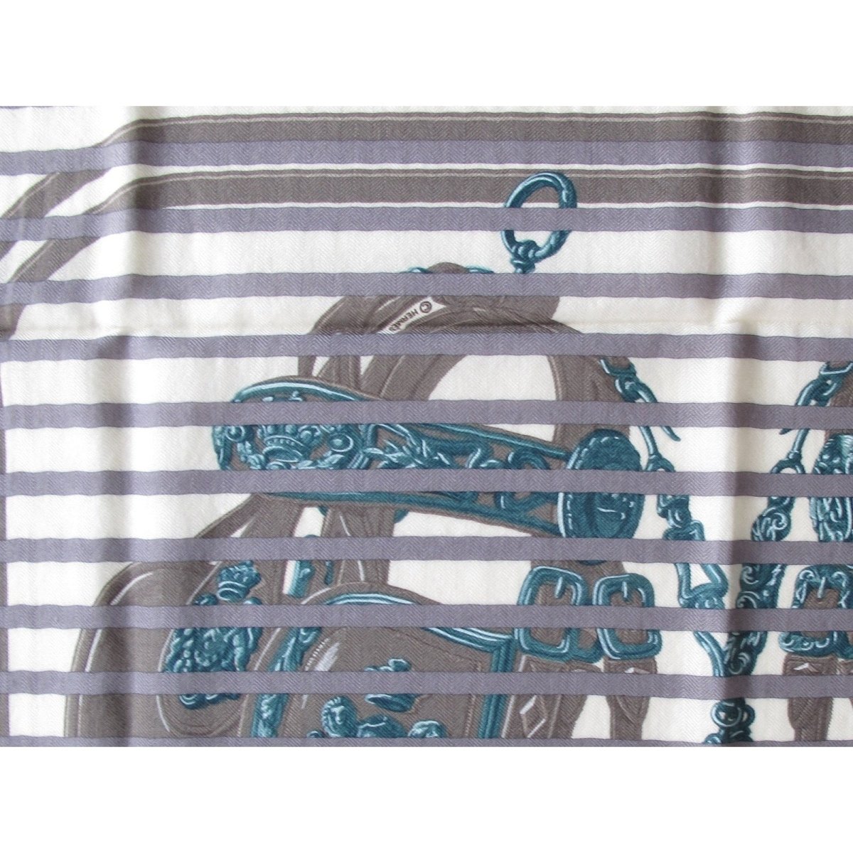 Hermes Brides de Gala Bayadere Fringed Cashmere 90