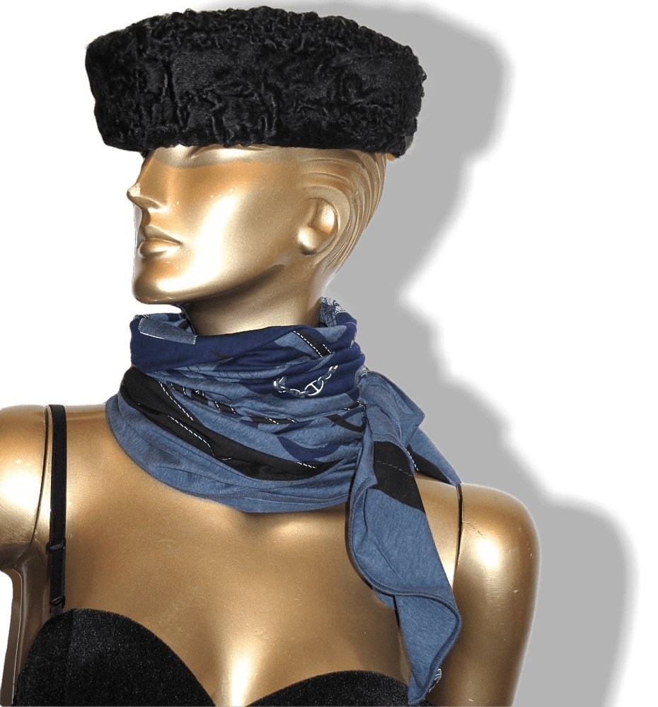 Hermes Monsieur & Madame Cotton Scarf 110