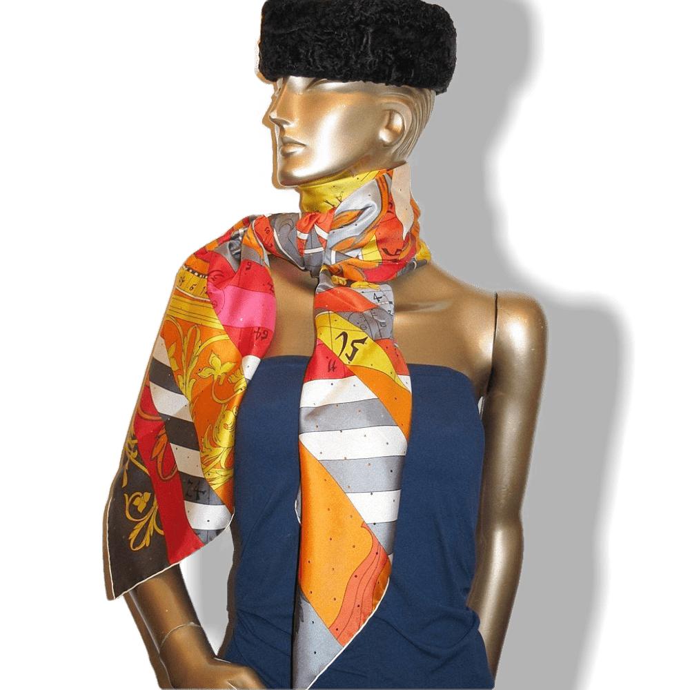 Hermes 2012 Limited cw15 Nouvelle Astrologie Perforee Silk 140 Rare, NIB! - poupishop