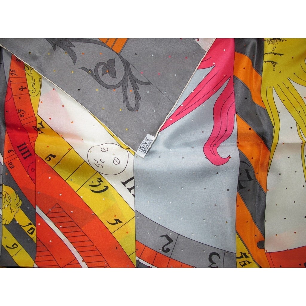 Hermes Nouvelle Astrologie Perforee Silk 140 Shawl
