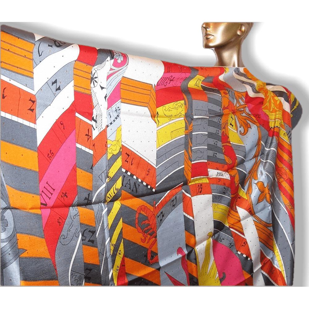 Hermes 2012 Limited cw15 Nouvelle Astrologie Perforee Silk 140 Rare, NIB! - poupishop