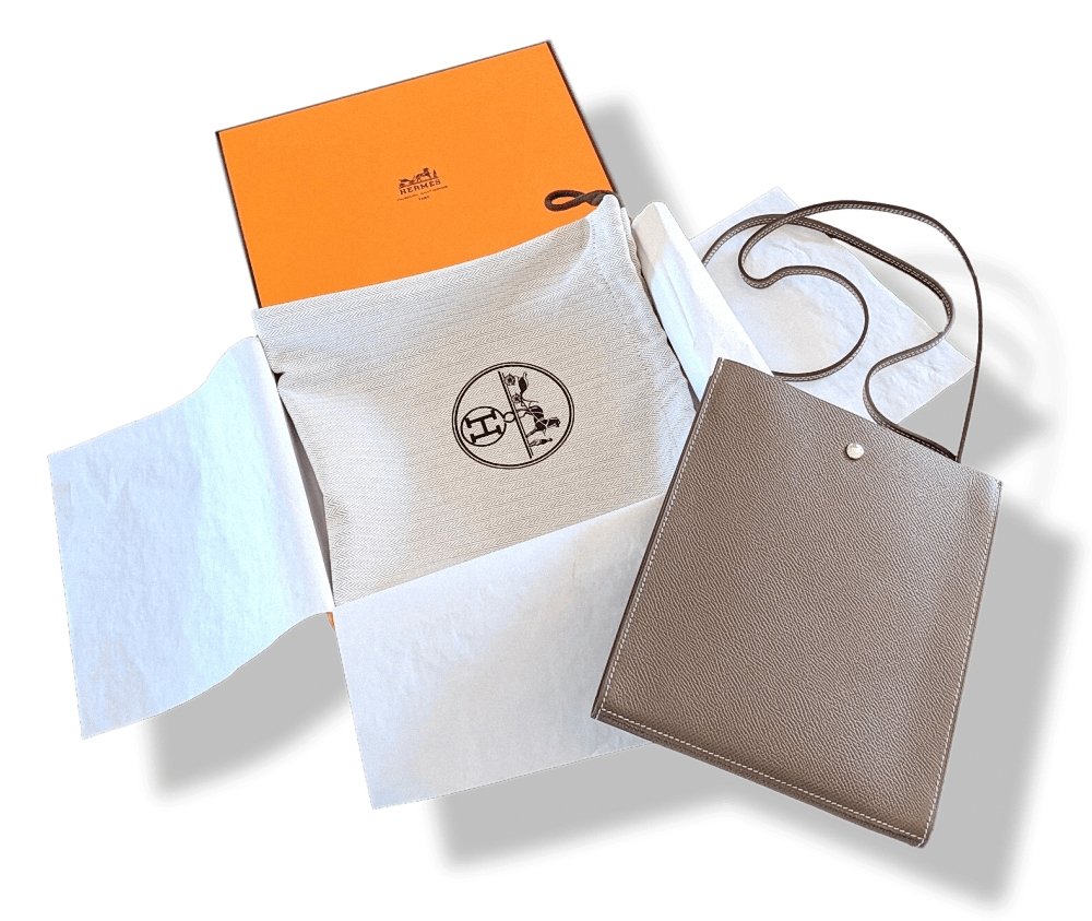 Hermes box, dust bag and paper bag set
