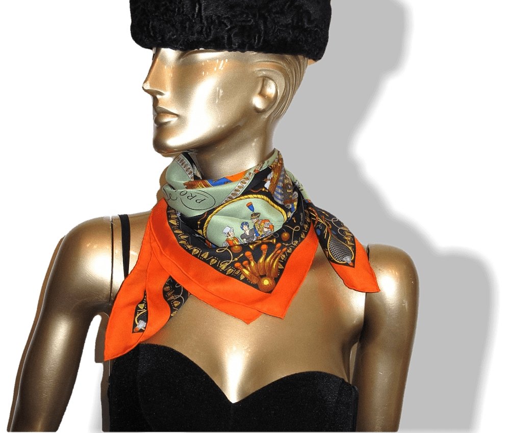 Hermes Promenade de Paris by Ledoux Vintage Silk 70