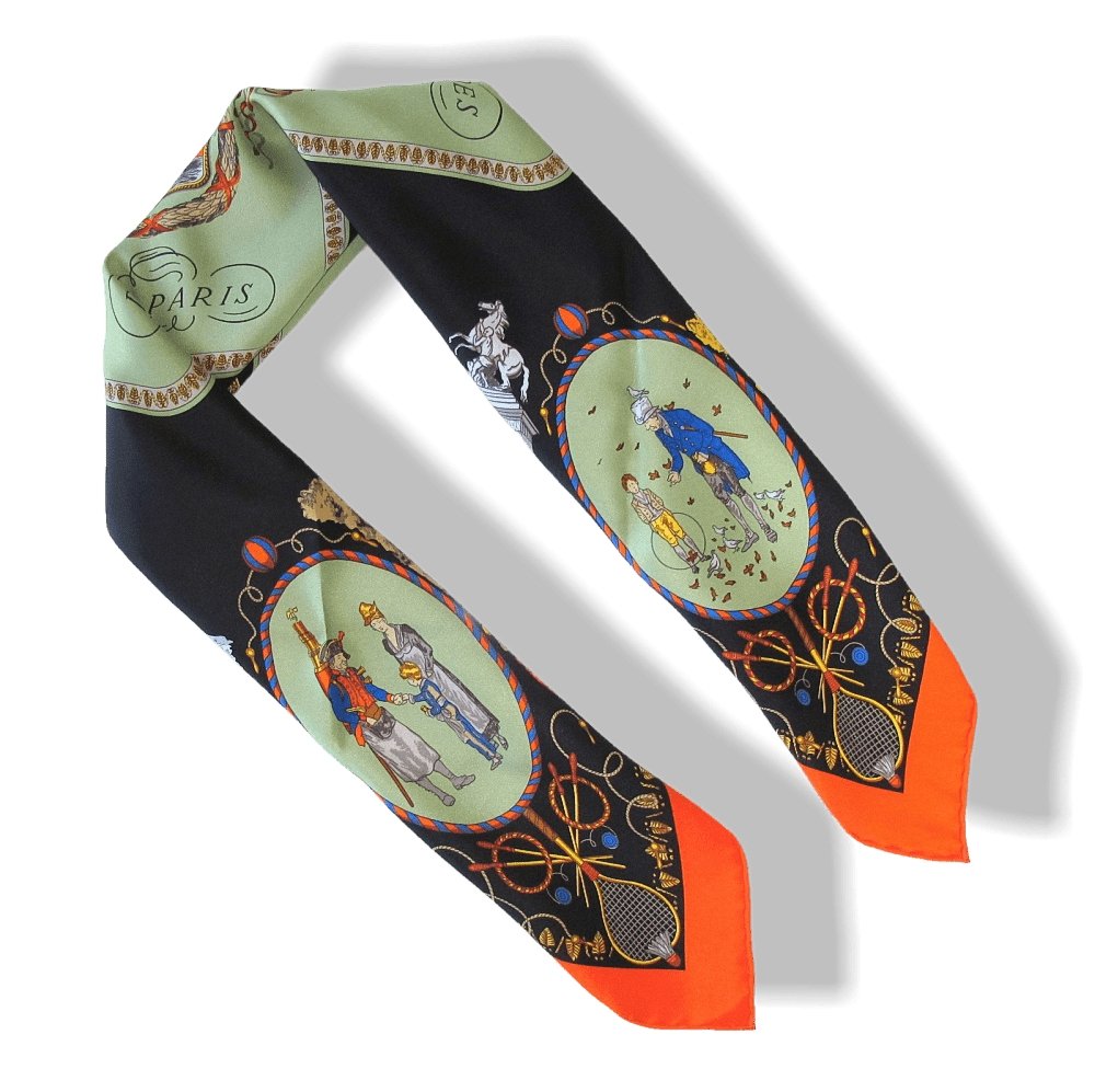 Hermes Promenade de Paris by Ledoux Vintage Silk 70