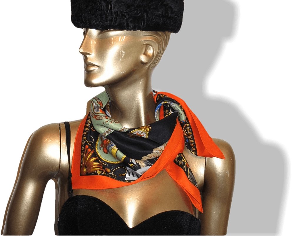 Hermes Promenade de Paris by Ledoux Vintage Silk 70