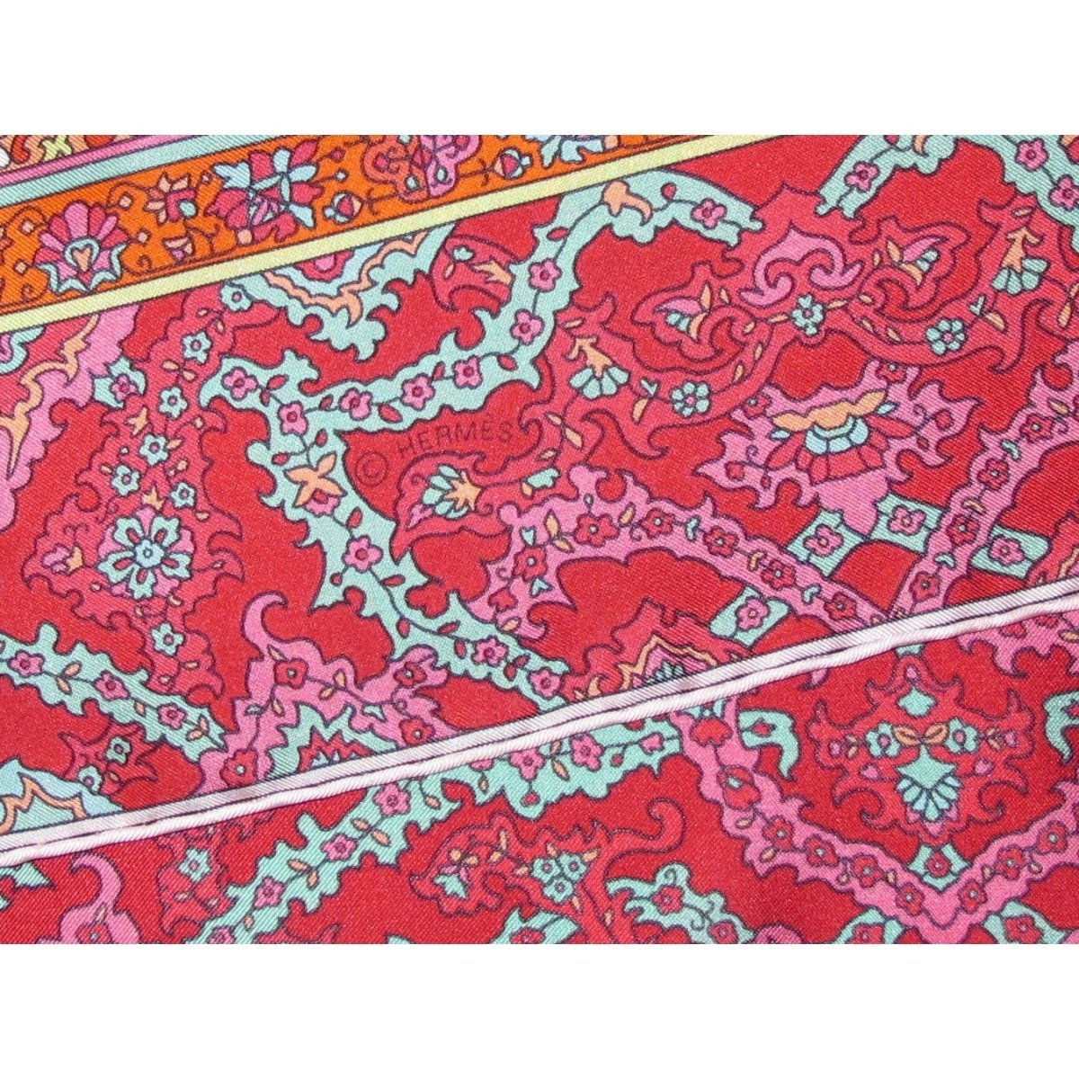 Hermes Tapis Persans by Pierre-Marie Carre Geant Twill Plume 140