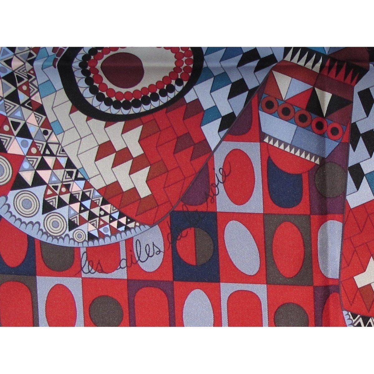 Hermes Les Ailes de la Soie by Aline Honore Twill 90