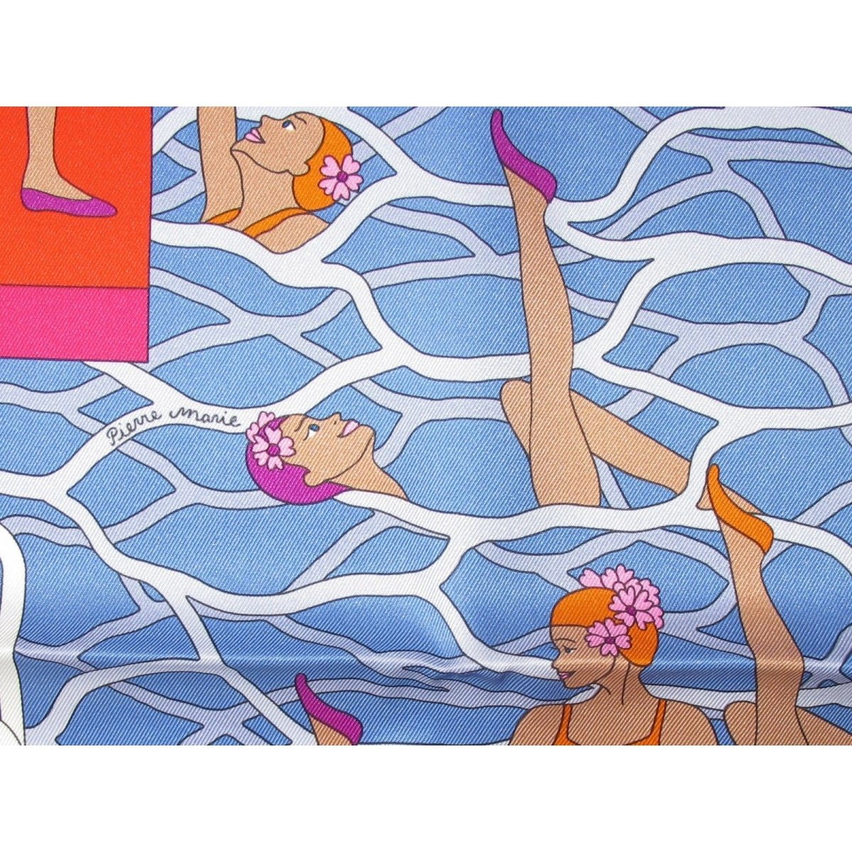 Hermes Ballet Aquatique Twill Silk 70