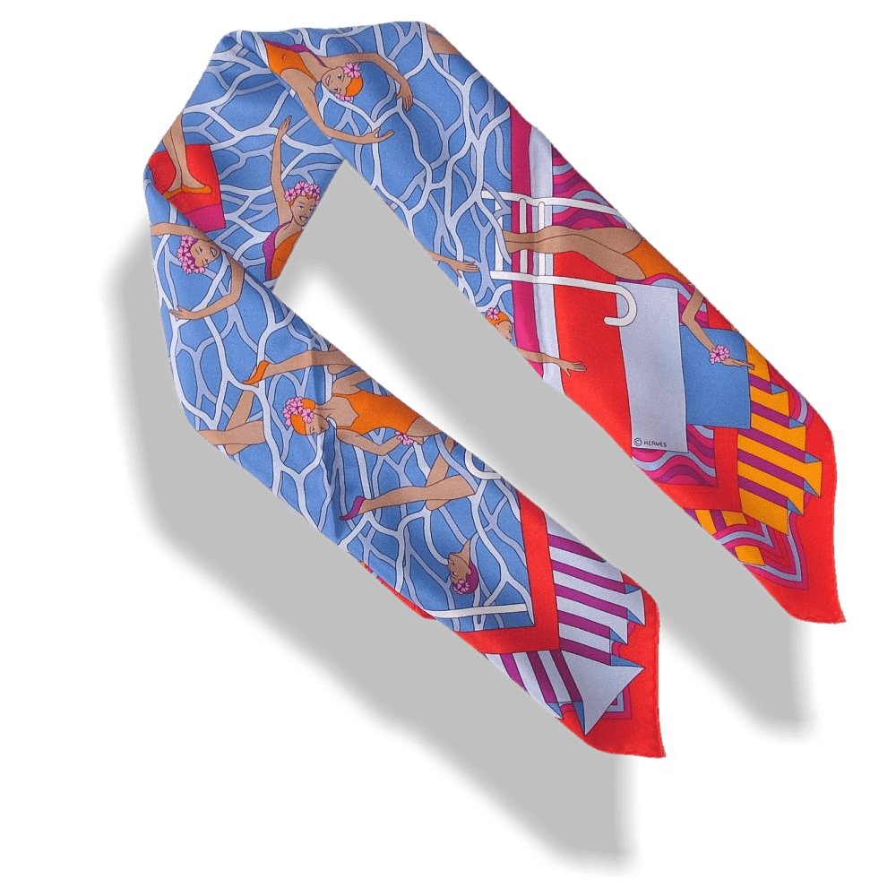 Hermes Ballet Aquatique Twill Silk 70