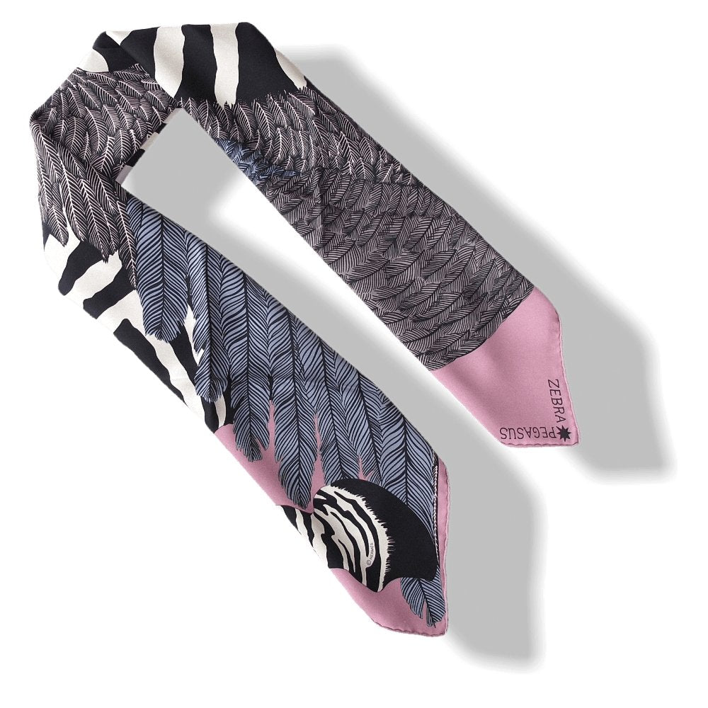 Hermes Zebra Pegasus by Alice Shirley Twill 90